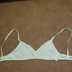 Sheer pushup bra